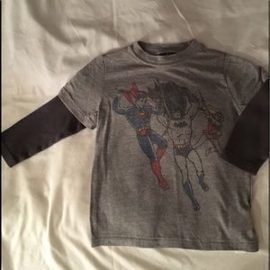Gap.  Distressed gray long sleeve t-shirt.  3T